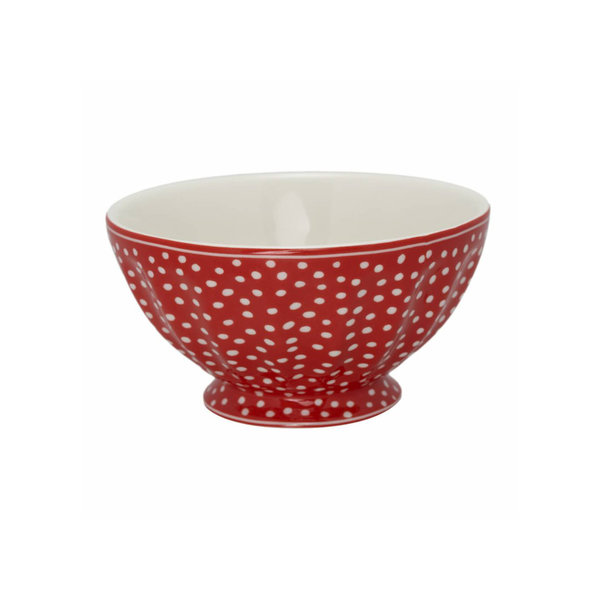 French Bowl XL Dot Red von Greengate