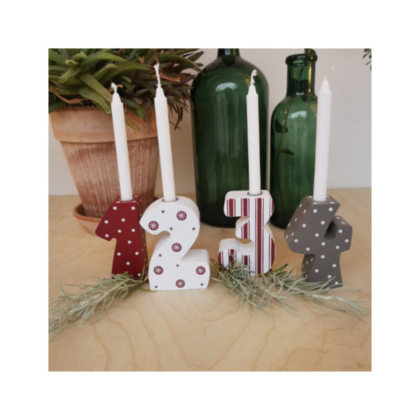 Kerzenhalter Advent - Standing Mini Candle Holder - von Madleys
