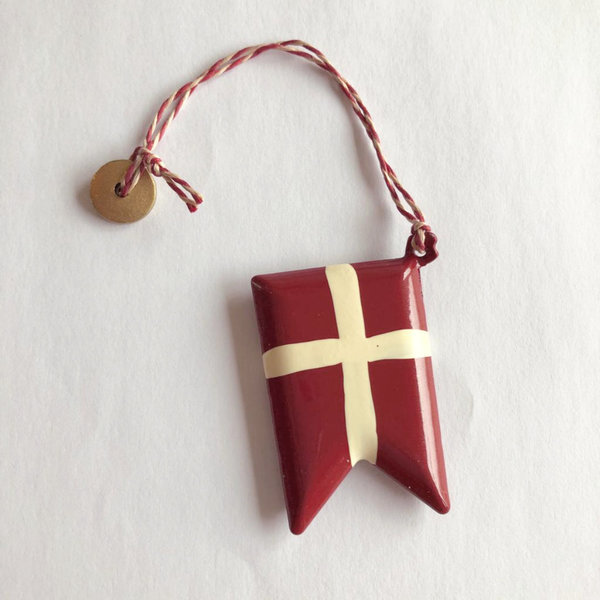 Anhänger „Dänische Flagge“  - aus Metall von Maileg