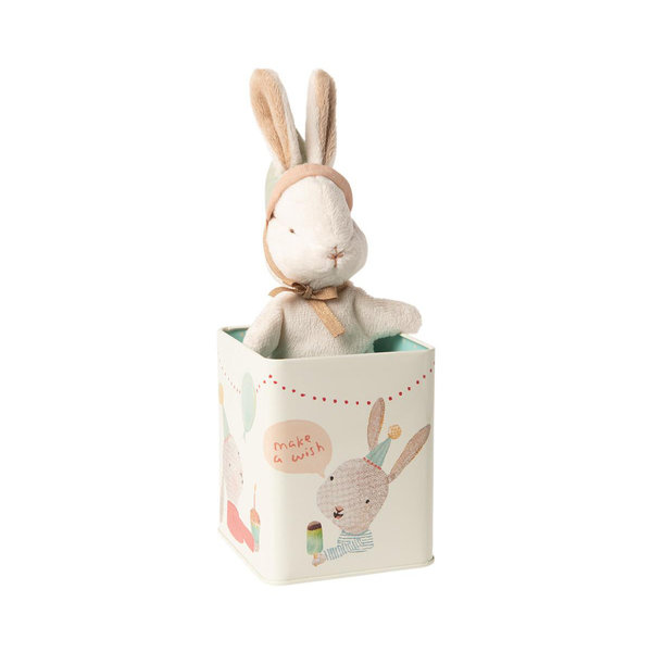 Happy Day Bunny in Box, small, von Maileg