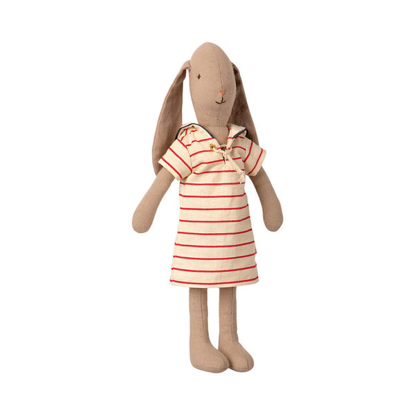 Hasenmädchen „Bunny" Striped Dress, Size 2, von Maileg, 26 cm