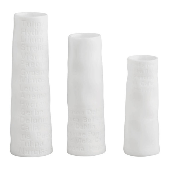 Mini Vasen 3er Set, Raumpoesie, Weiß, von Räder