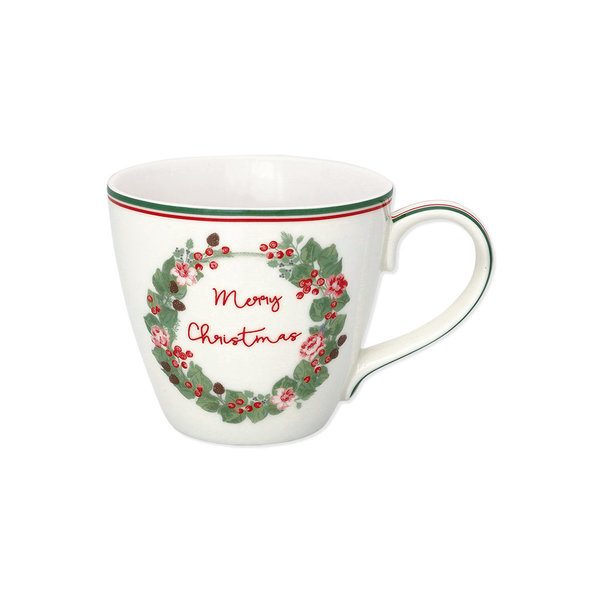 Mug Merry Christmas White von Greengate