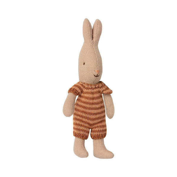 Hasenjunge Micro Rabbit von Maileg, 16 cm, rostrot-pfirsich