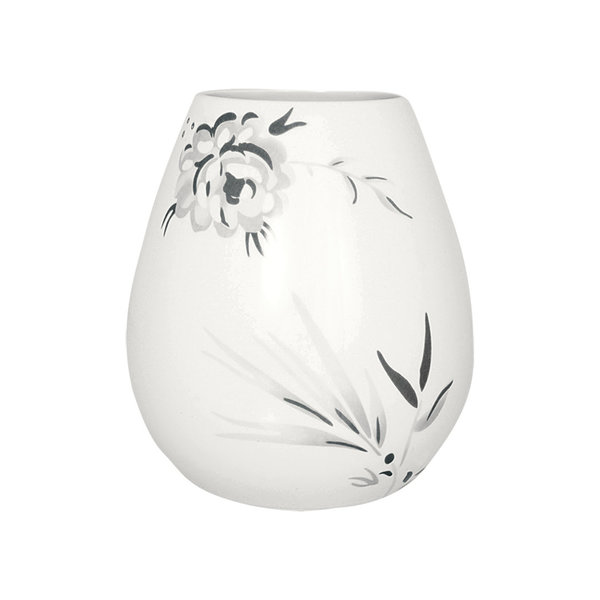Vase Aslaug White, large von Greengate