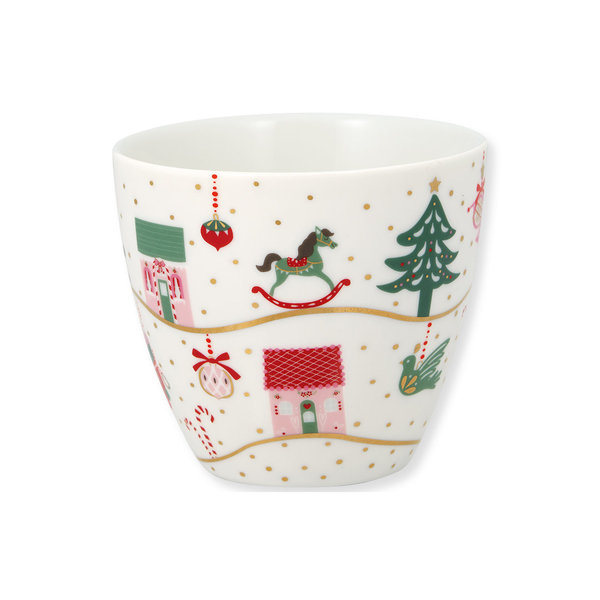Latte Cup Laura Christmas Gold von Greengate