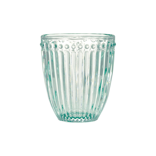 Wasserglas Alice Cool Mint, von Greengate