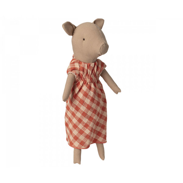 Schwein Pig Dress rot kariertes Kleid von Maileg FS 23