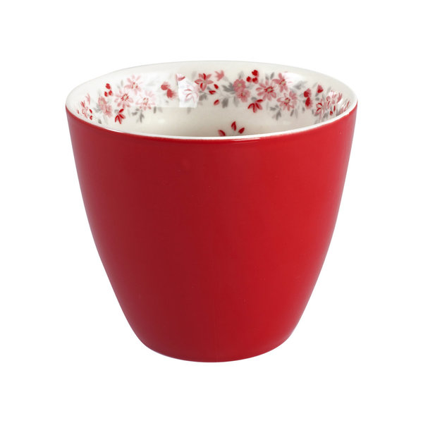 Latte Cup Red Emberly Inside von Greengate