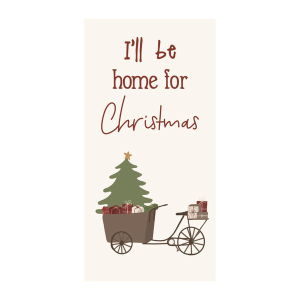 Papier-Serviette I'll be home for Christmas von IB Laursen HW 23