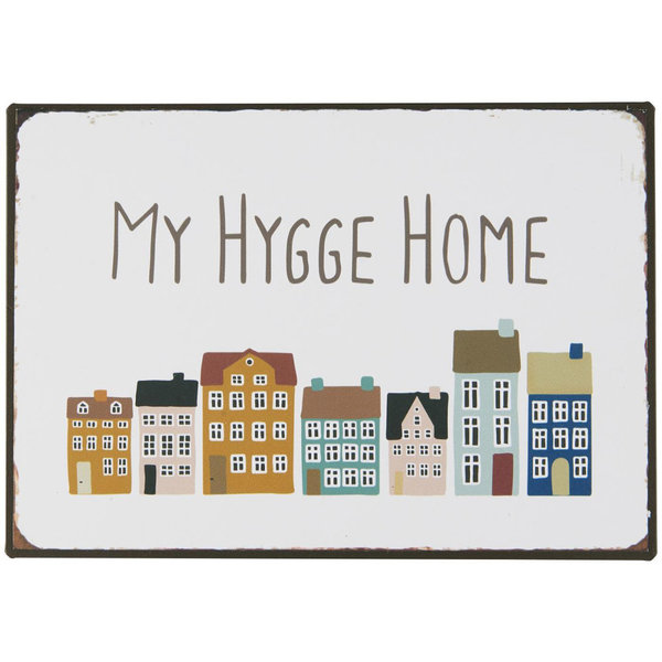 Metallschild My Hygge Home, zum Aufhängen von IB Laursen HW 23