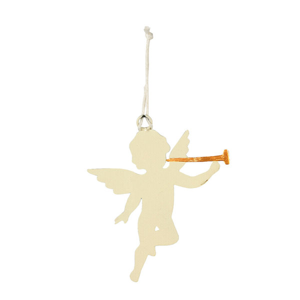 Engel mit goldener Flöte, zum Aufhängen, My Nostalgic Christmas von IB Laursen HW 23