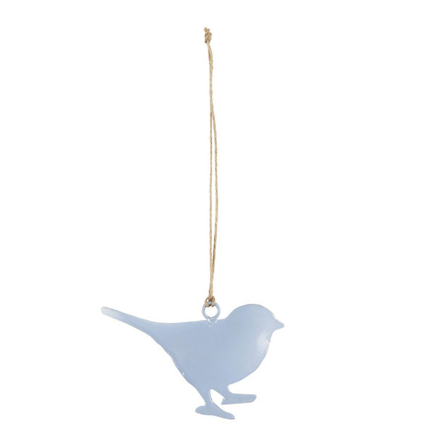Vogel mit Juteschnur zum Aufhängen, Hellblau von IB Laursen FS 24