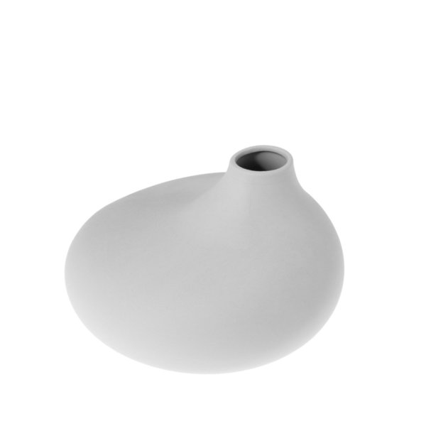 Källa Keramik Vase Small Light Grey low von Storefactory FS 24